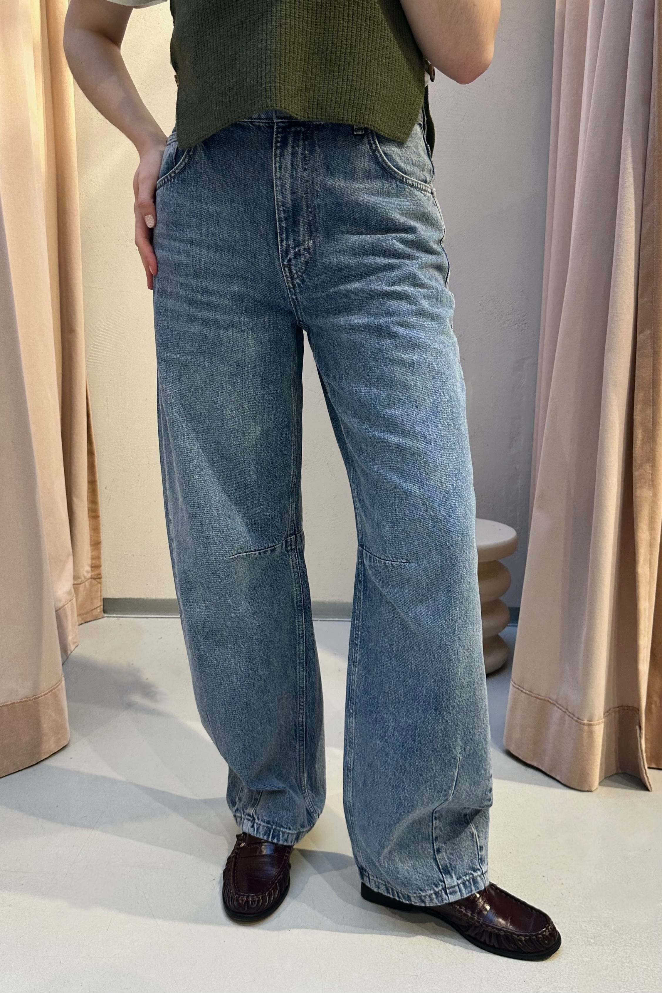 RuthieCC Barrel Jeans - Blauw
