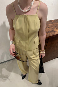 NilanCC Tailored Top - Geel