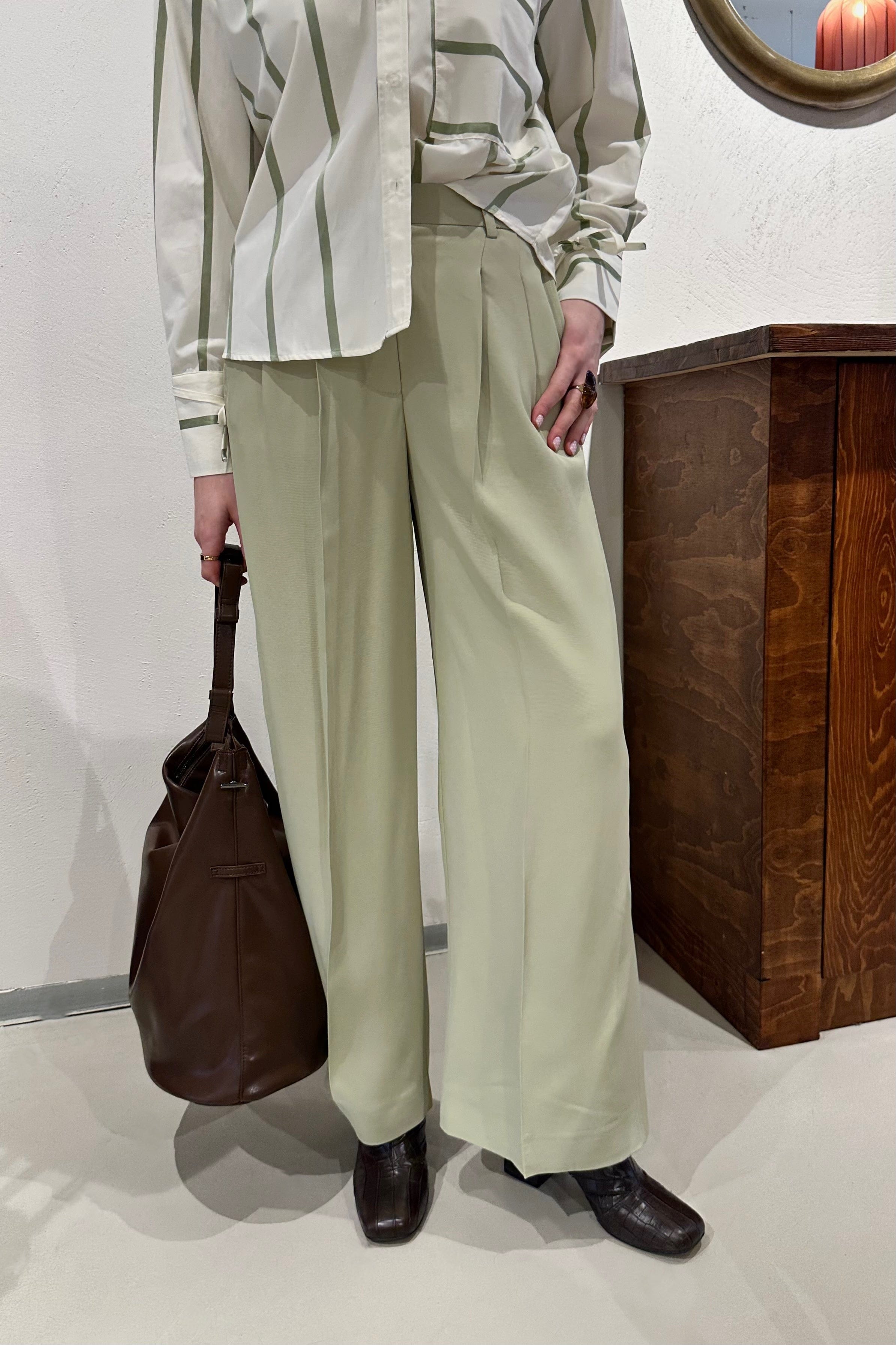 SLFExtra Wide Ellie Pantalon - Groen