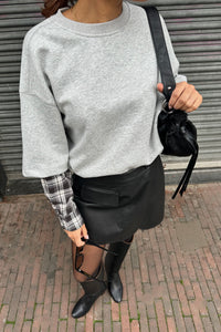 Sweat Longsleeve Shirt - Grijs