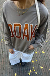 Baseball Sweater - Grijsbruin