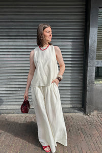 AuraCC Skirt Pants - Beige