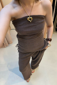YASIbela Tube Top - Bruin