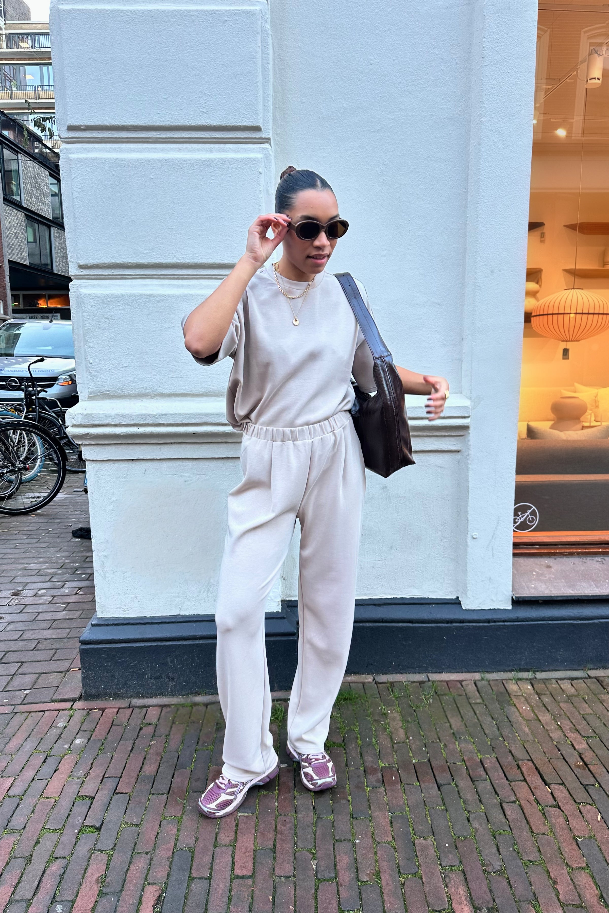 SLFTenny HW Pants - Beige