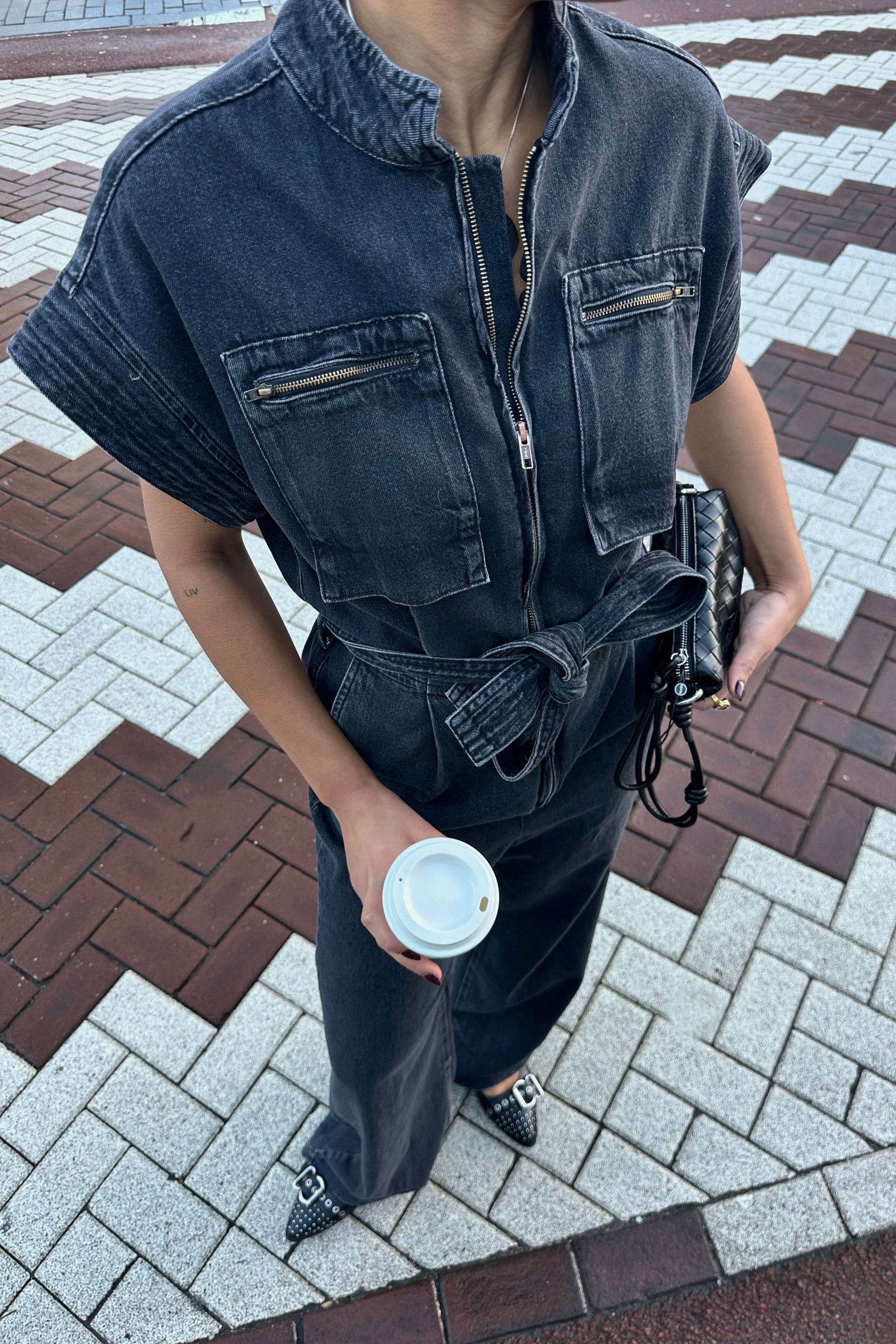 PancyCC Jumpsuit - Zwart