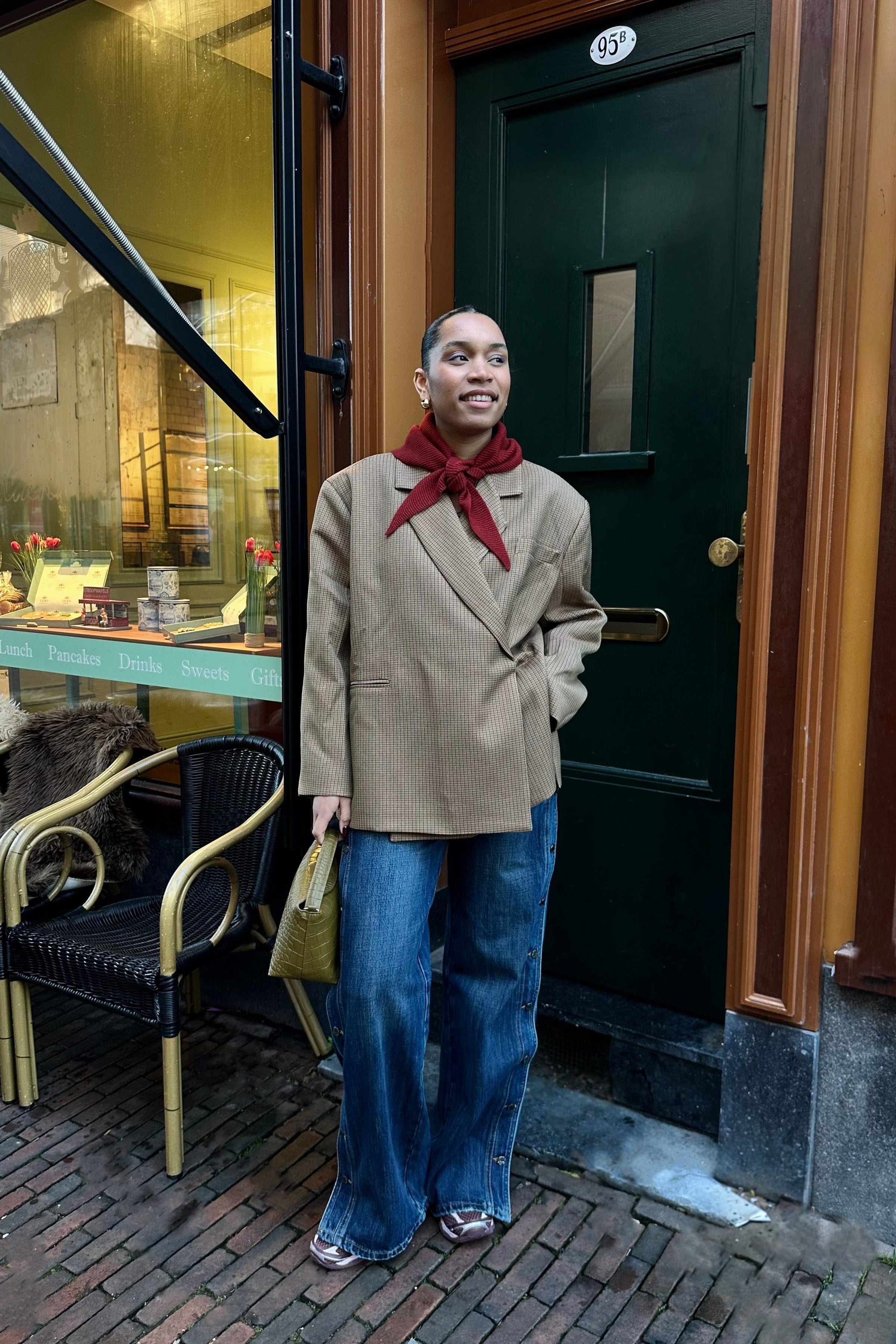 Jasmin Blazer - Bruin