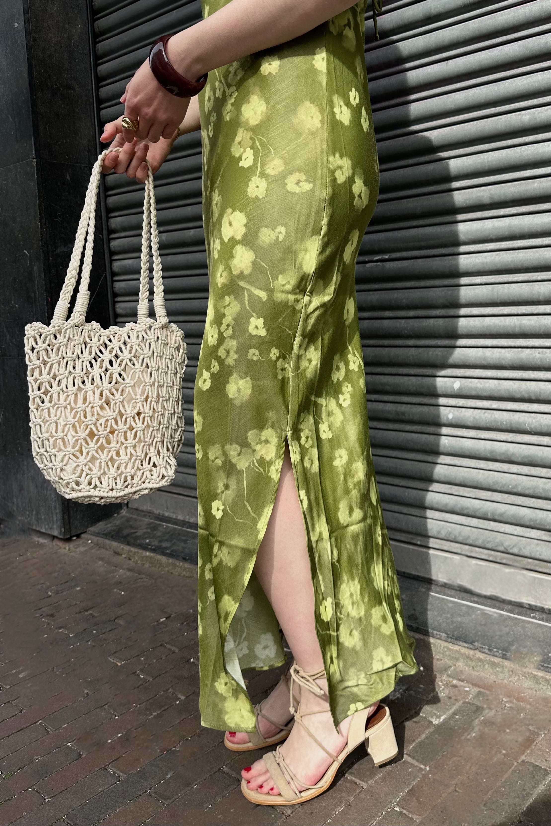SLFGiona Strap Jurk - Groen