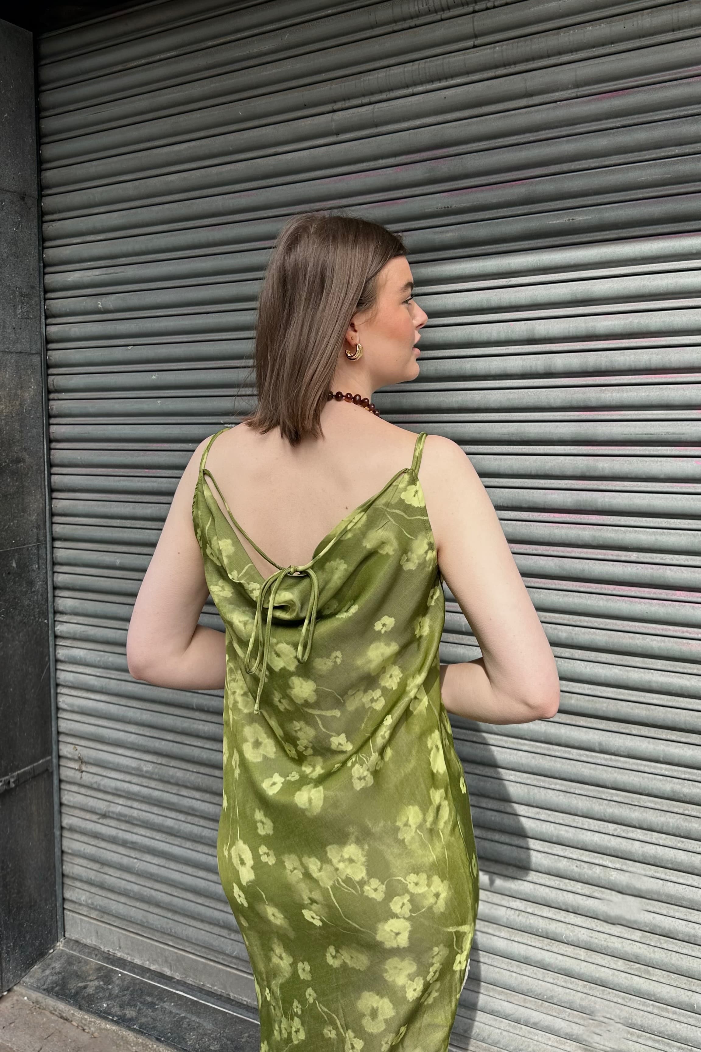 SLFGiona Strap Jurk - Groen
