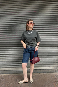 MSCHElide Ada Denim Shorts - Donkerblauw