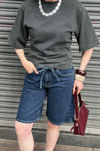 MSCHElide Ada Denim Shorts - Donkerblauw