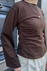 Alba Lange Mouwen Shirt - Bruin