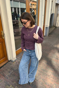 Alba Lange Mouwen Shirt - Mauve