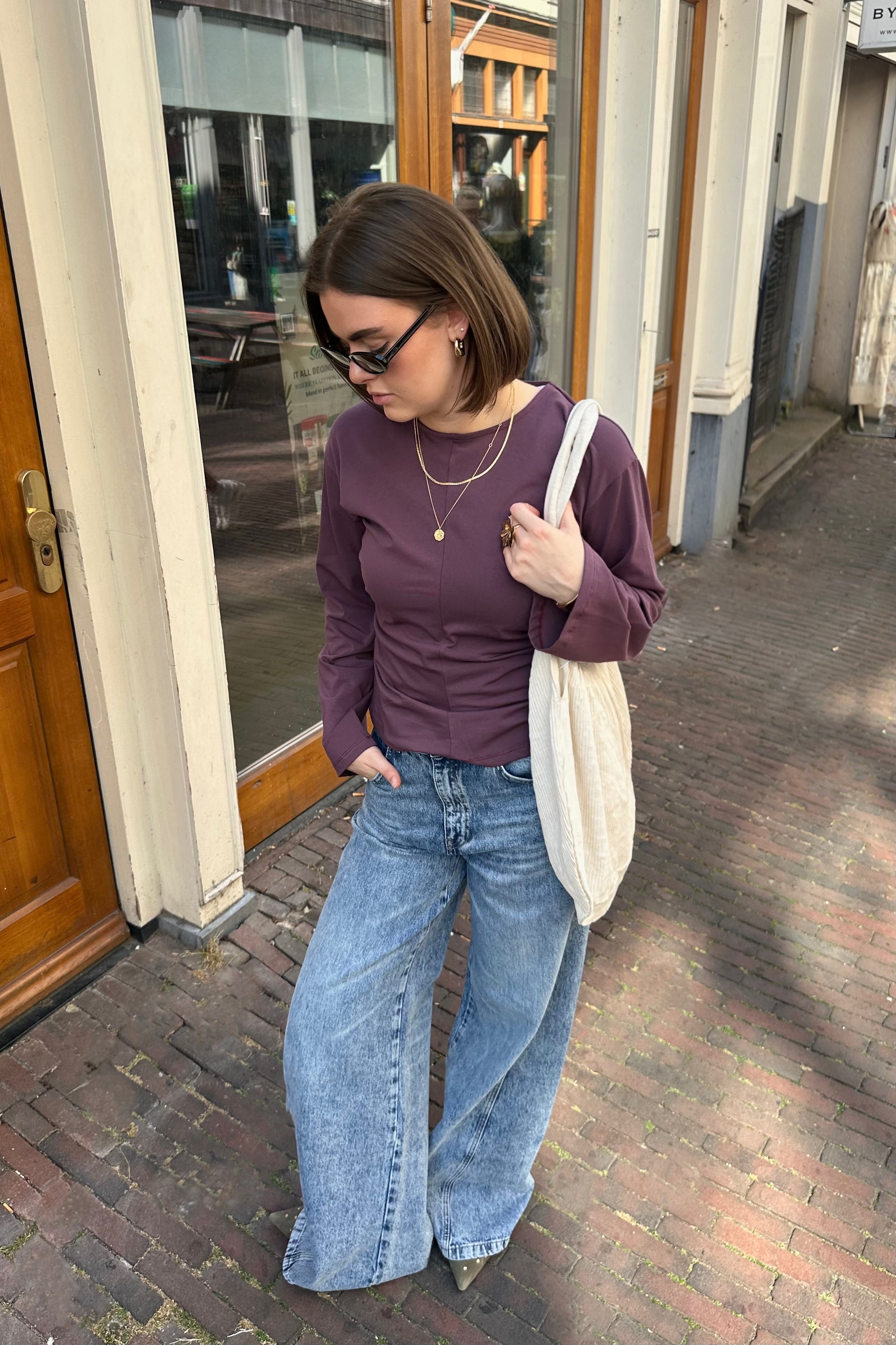 Alba Lange Mouwen Shirt - Mauve