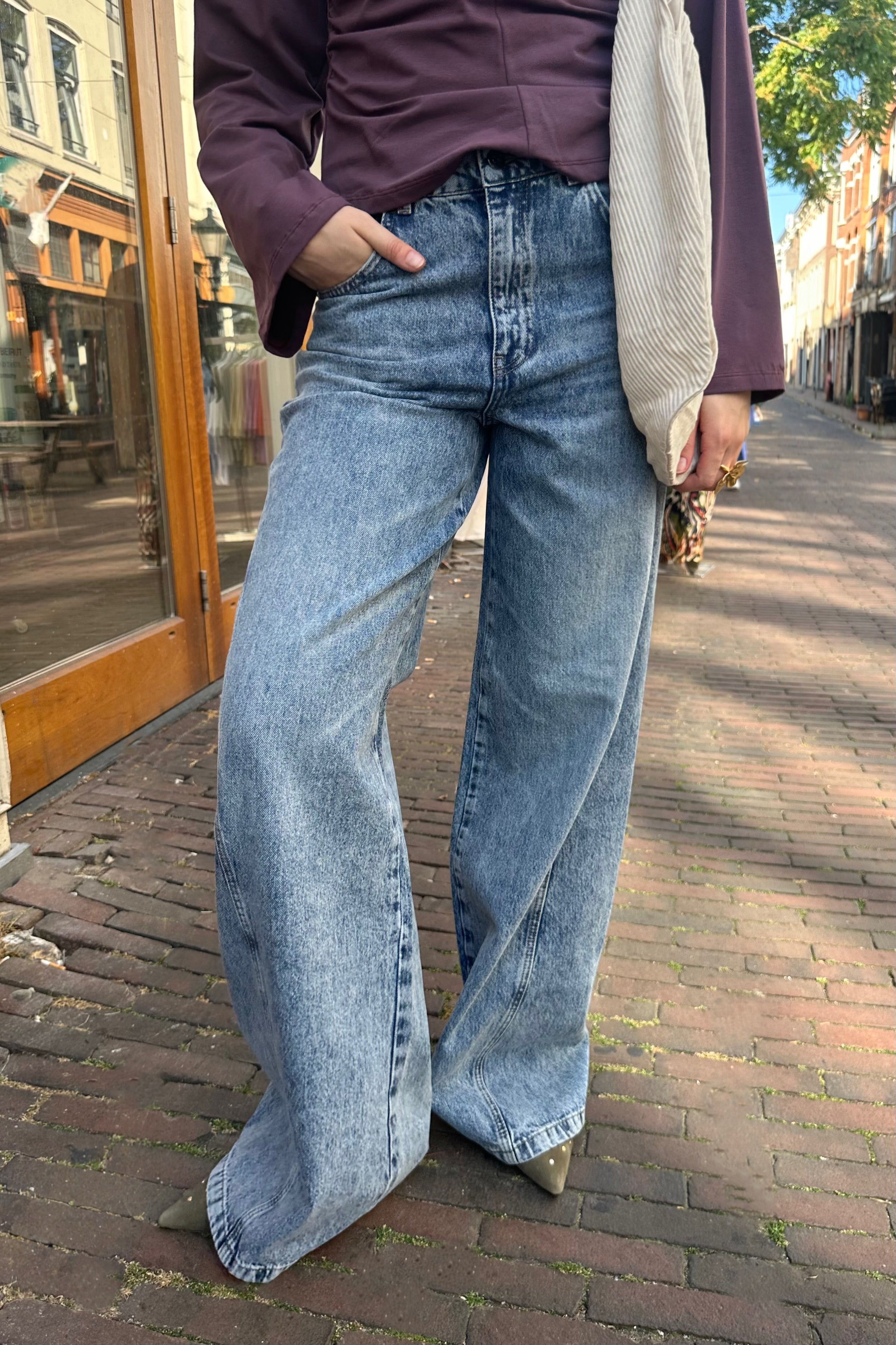 RuthieCC Wide Jeans - Denim