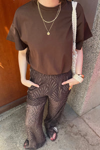 Raffa T-shirt - Bruin