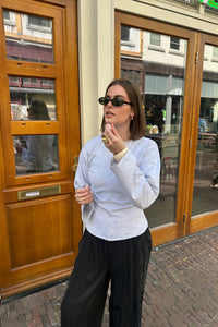 Alba Lange Mouwen Shirt - Licht grijs