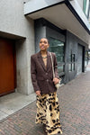 MSCHElliot Loose Blazer - Donkerbruin