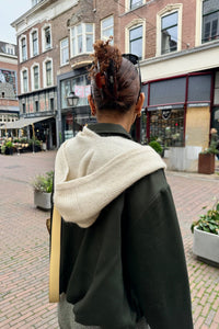 MSCHMilania Hope Hood Sjaal - Fog Melange