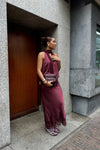 Lace Top - Wine