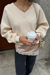 Lacy Lace Top - Champagne