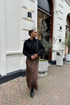 Cherry Leopard Dorris Rok - Bruin