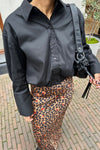 Cuff Balloon Blouse - Zwart