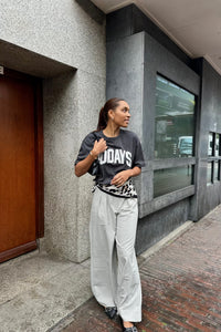 Baseball Tee - Grijs