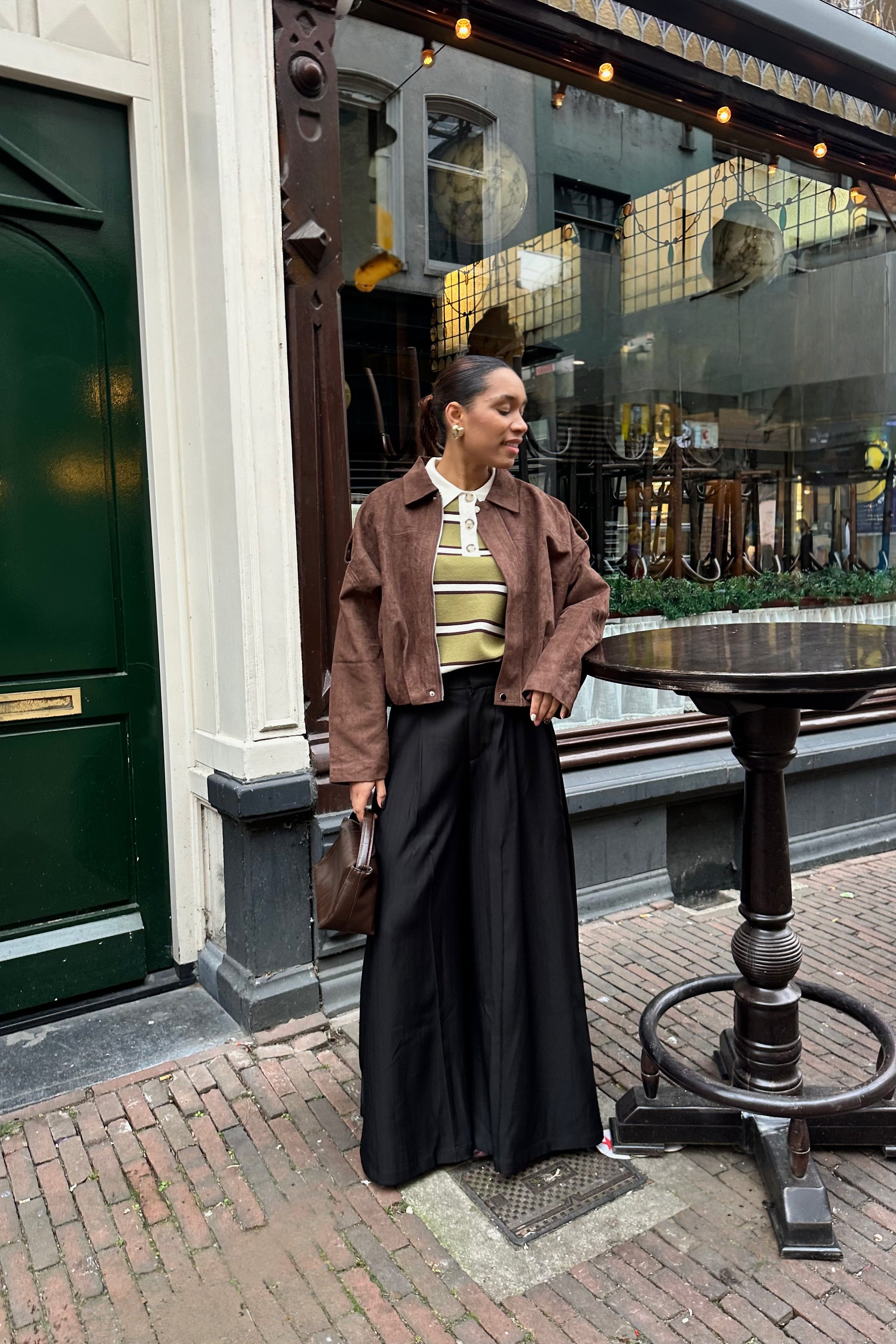 ParisCC Wijde Pantalon - Zwart