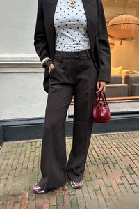 VolaCC Wijde Pantalon - Donkerbruin