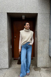 BarbCC O-Neck Top - Beige