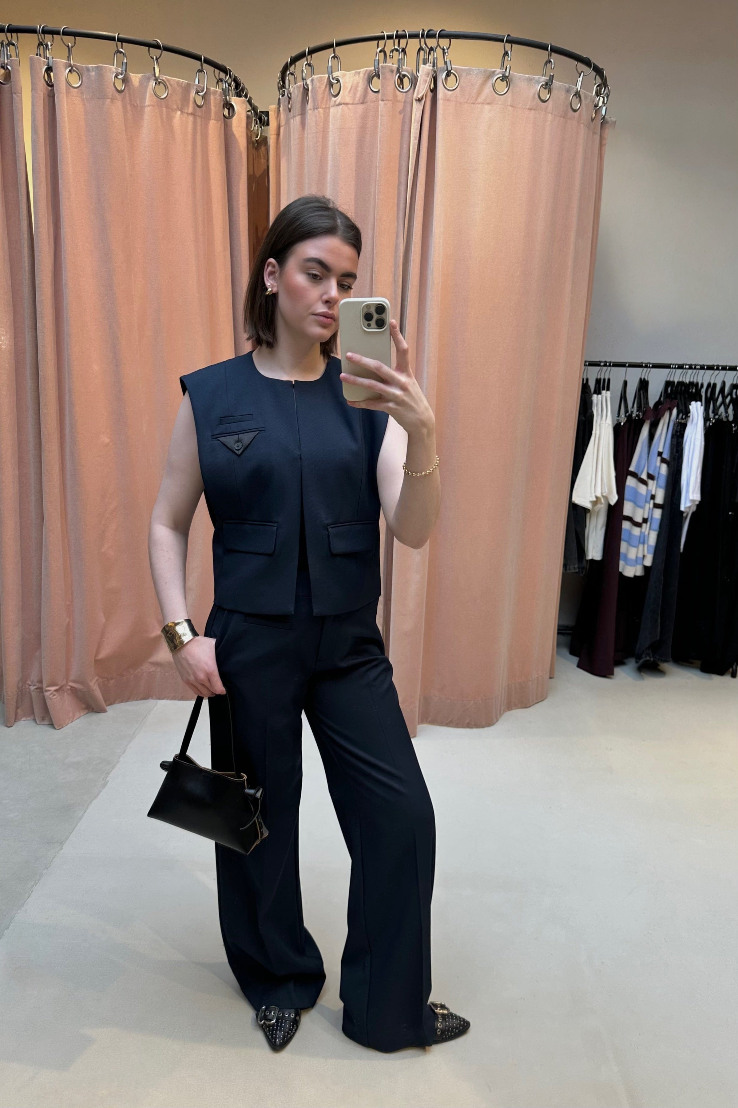 Premiere Box Waistcoat - Navy