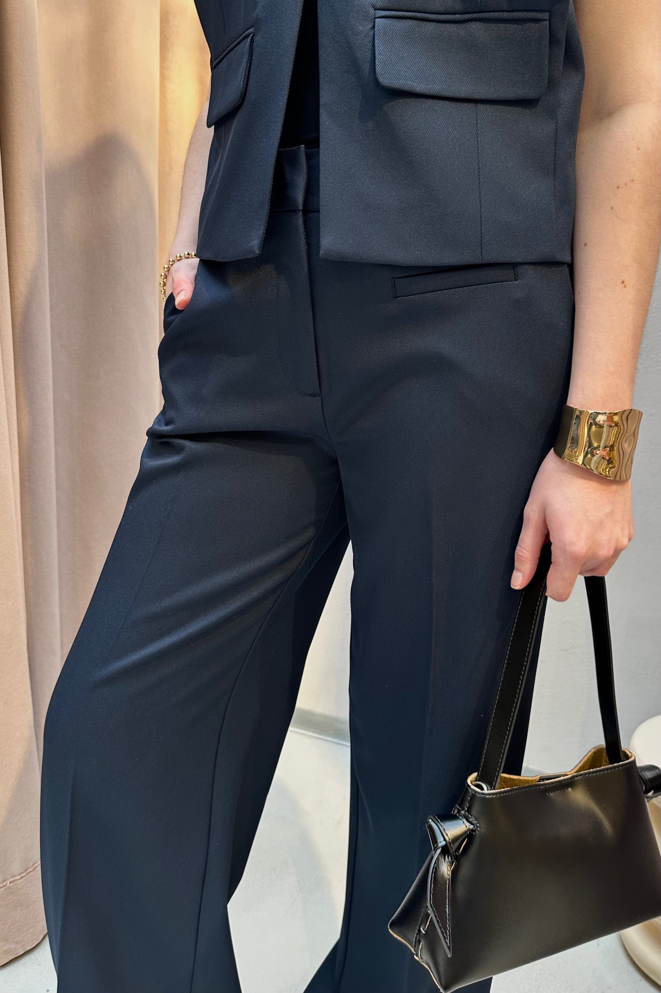 Premiere Plain Tall Pantalon - Navy