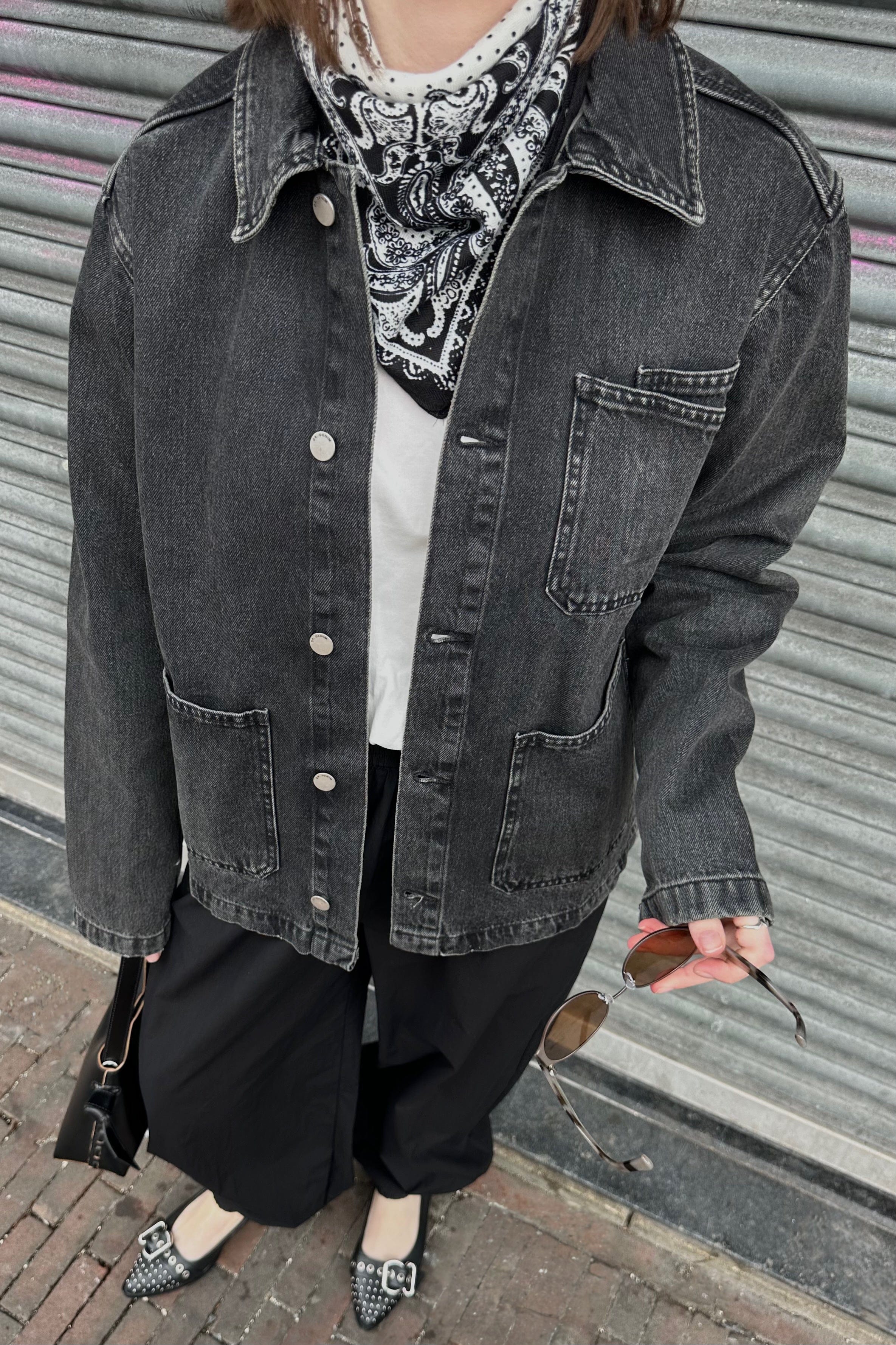 Evon Worker Jas - Aged Black