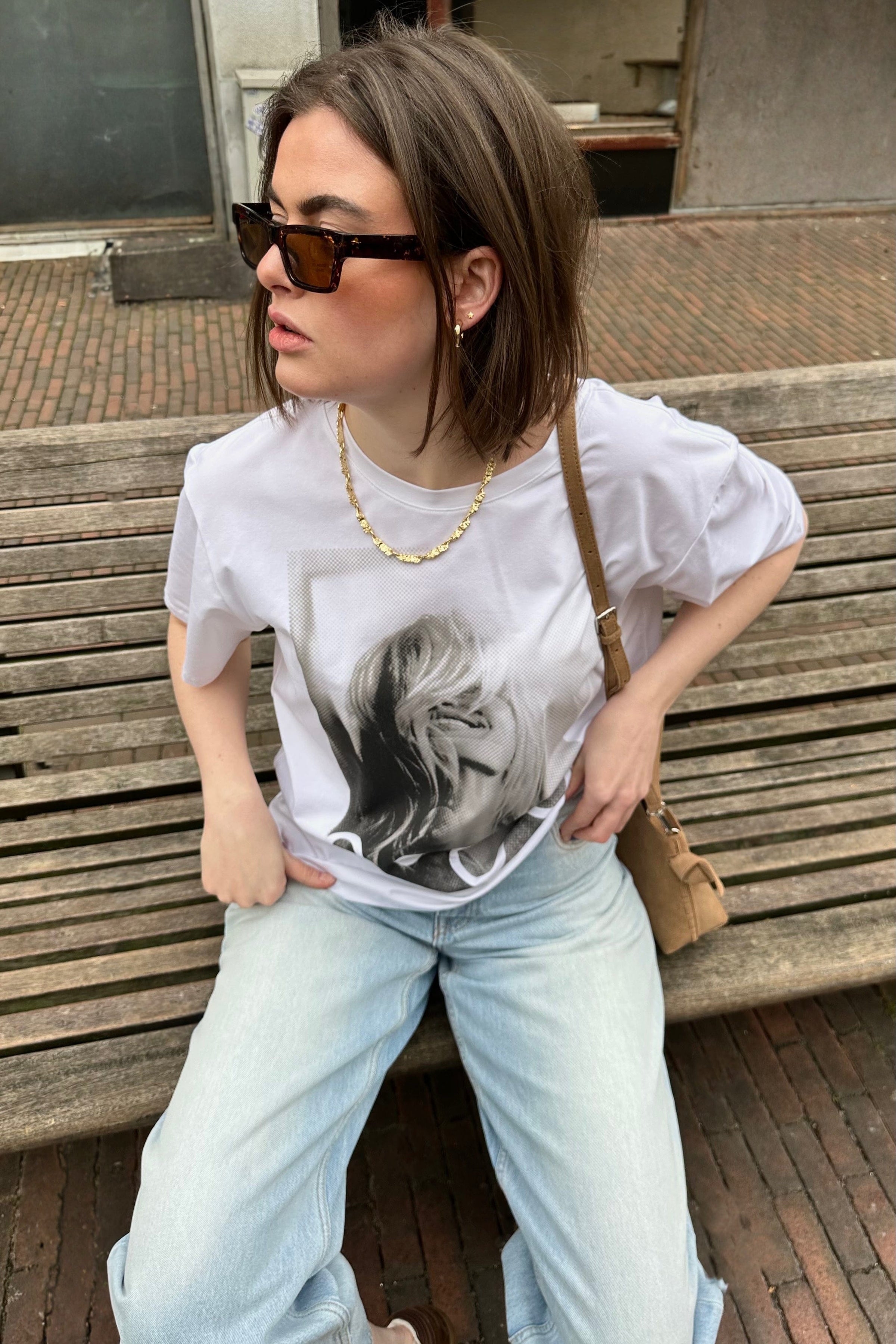 CocoCC Chic Box T-shirt - Wit