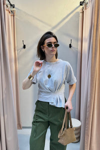 Gabrielle T-shirt - White Melange