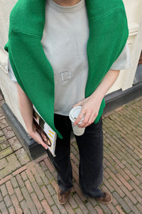 Thick Cotton Tee - Blauw