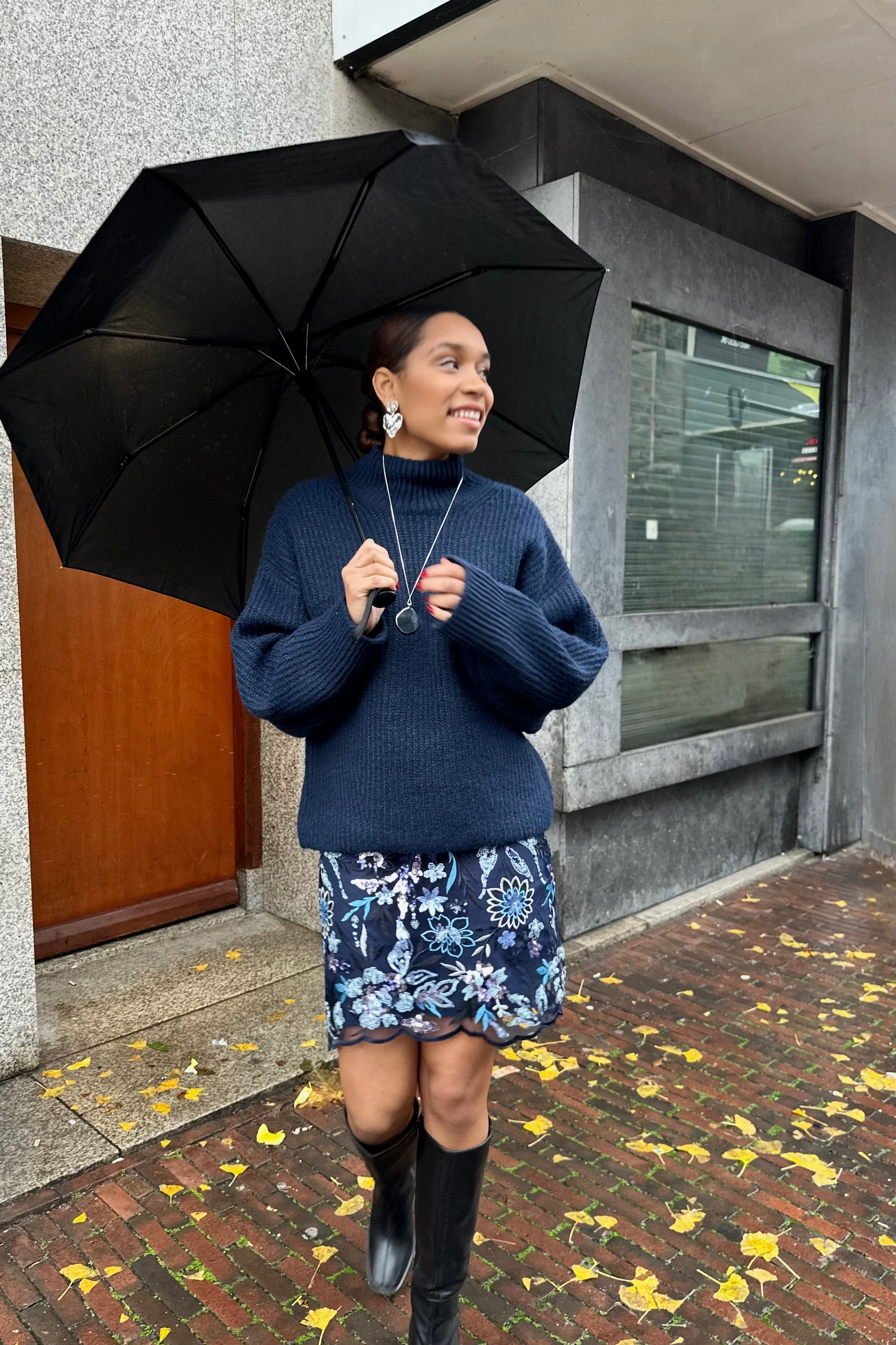 YASFliky Rok - Donkerblauw