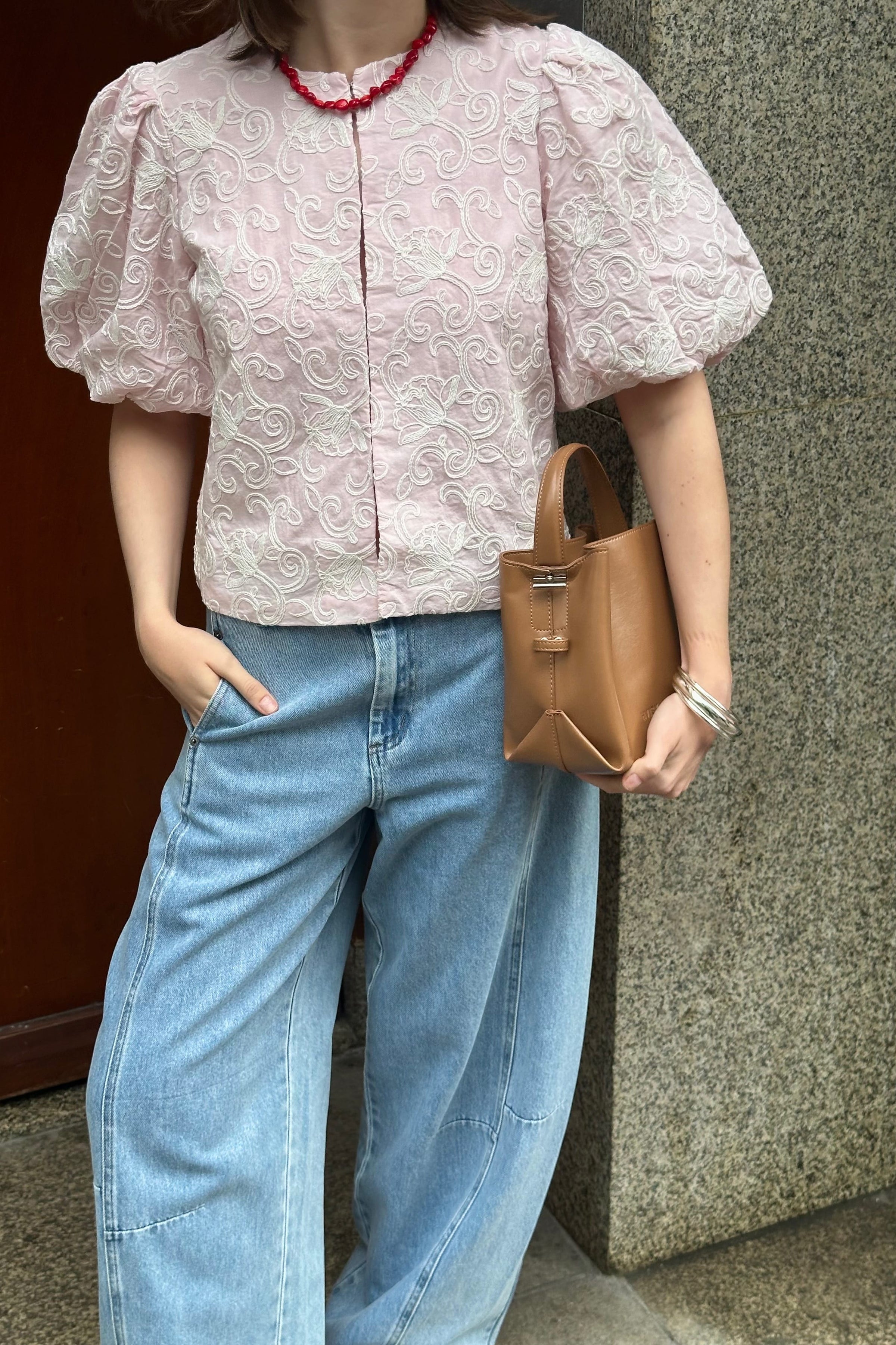YASNitta Top - Licht Roze