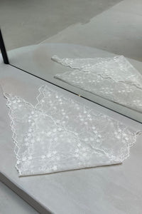 Lace Scarf - Beige