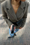 Bowie Herringbone Blazer - Bruin