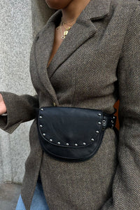 Eliza Belt Studded Tas - Zwart