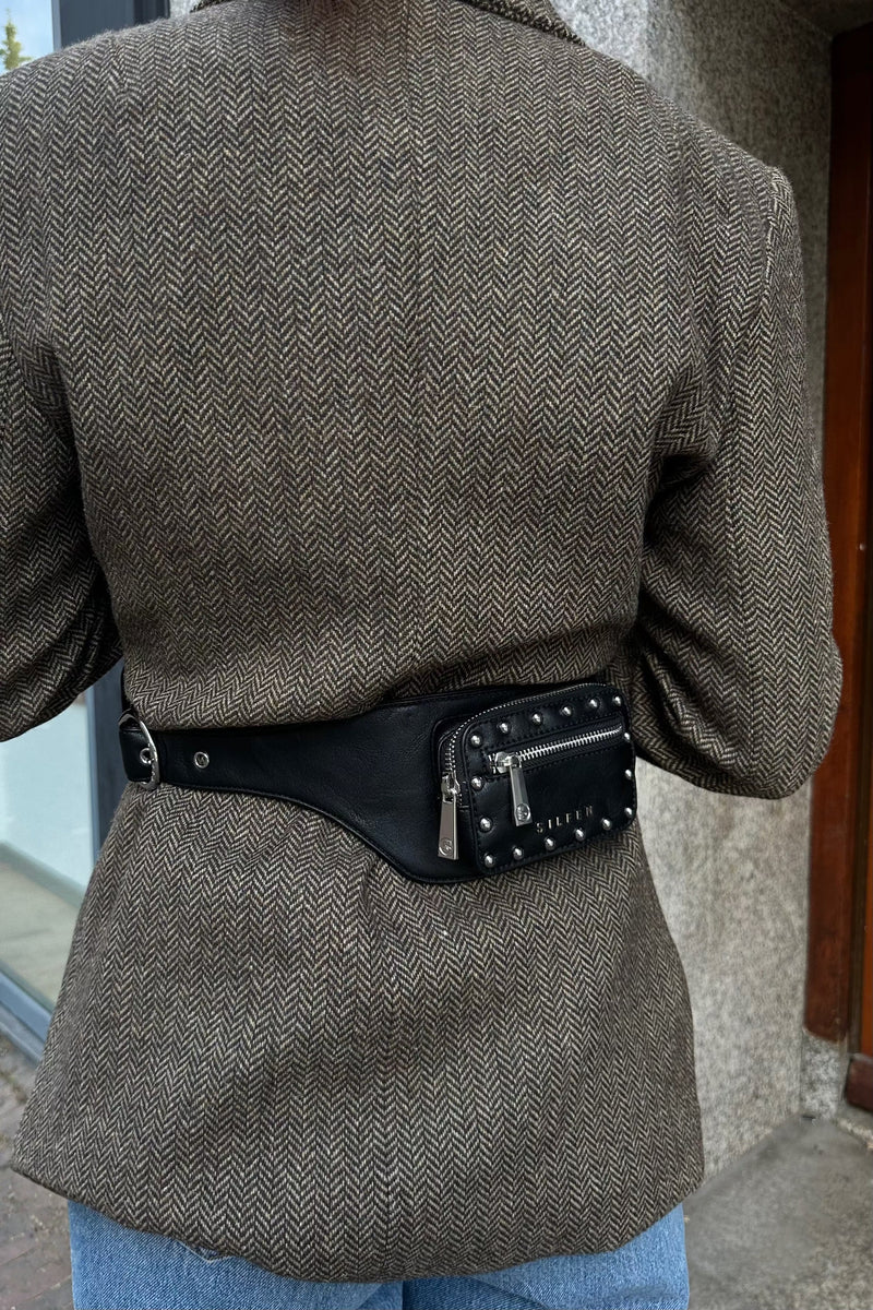 Eliza Belt Studded Tas - Zwart