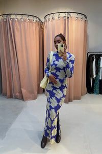 Jessie Flower Jurk - Paars