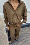 Hailey Blouse - Bruin