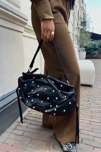 Iris Studded Tas - Zwart
