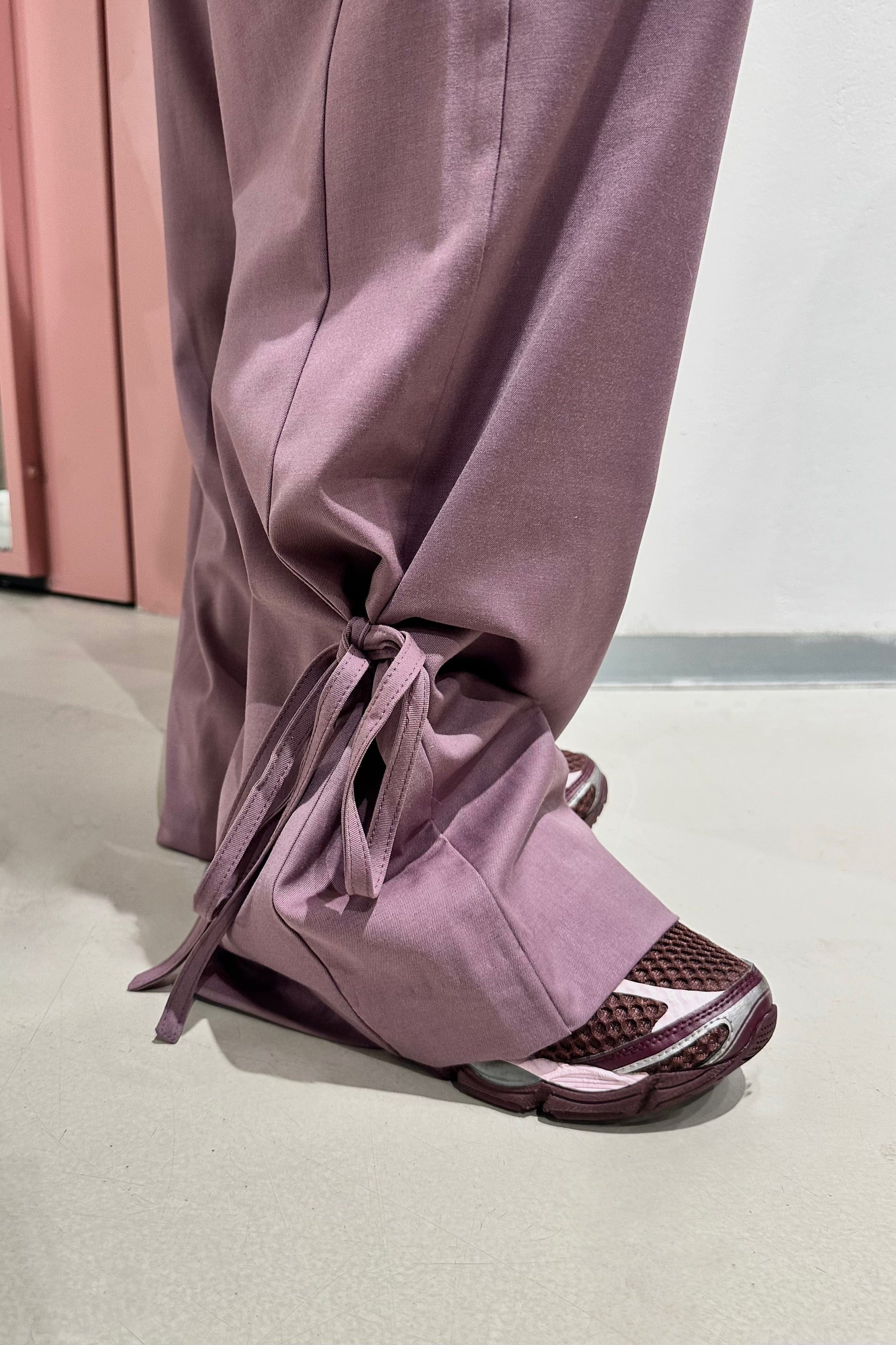 LiamCC String Pleat Pantalon - Roze