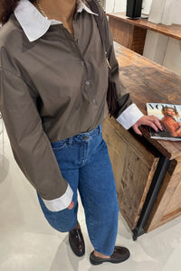 Trooper Barrel Jeans - Donkerblauw