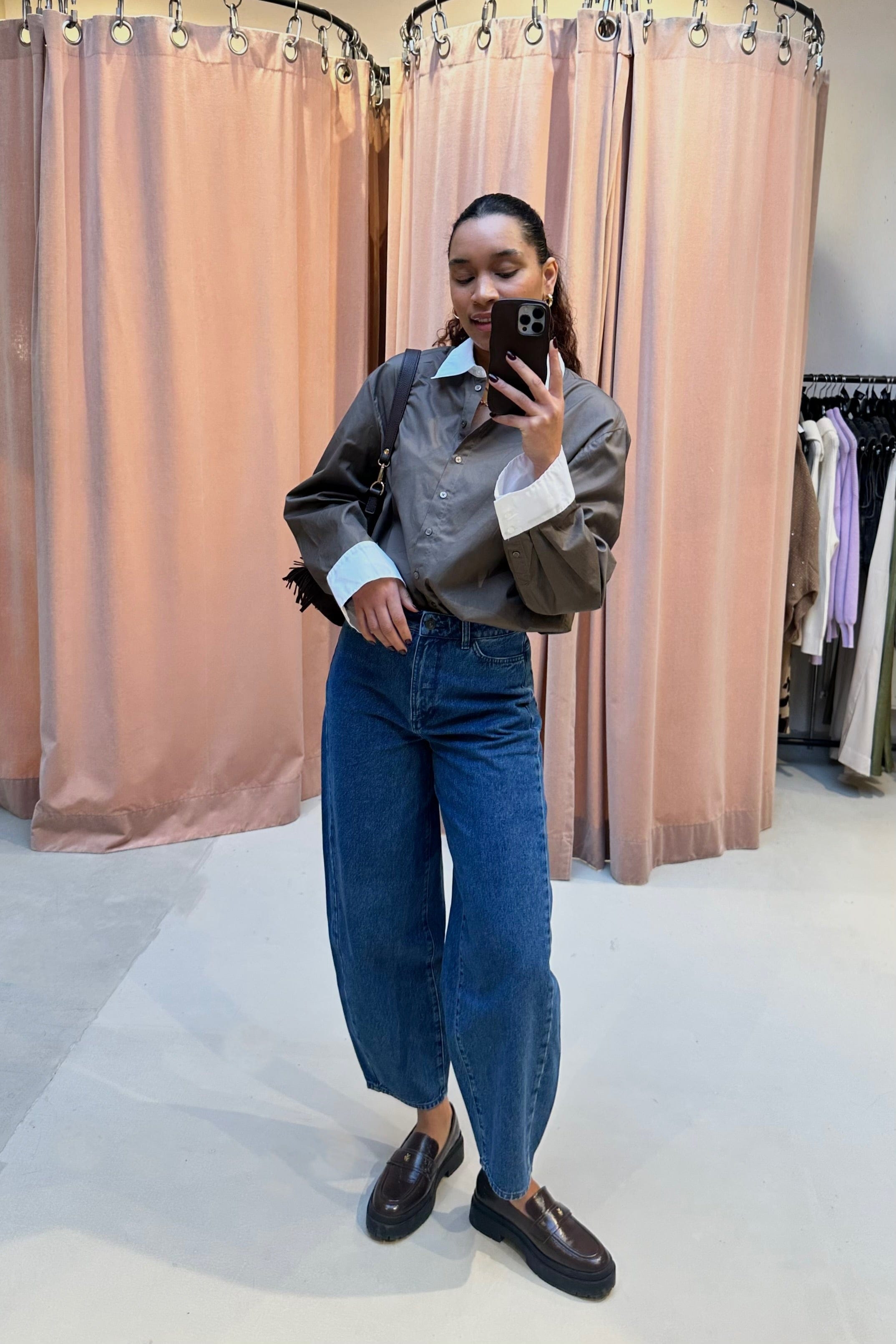 Trooper Barrel Jeans - Donkerblauw