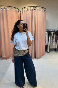 Raffa T-shirt - Wit/Grijs