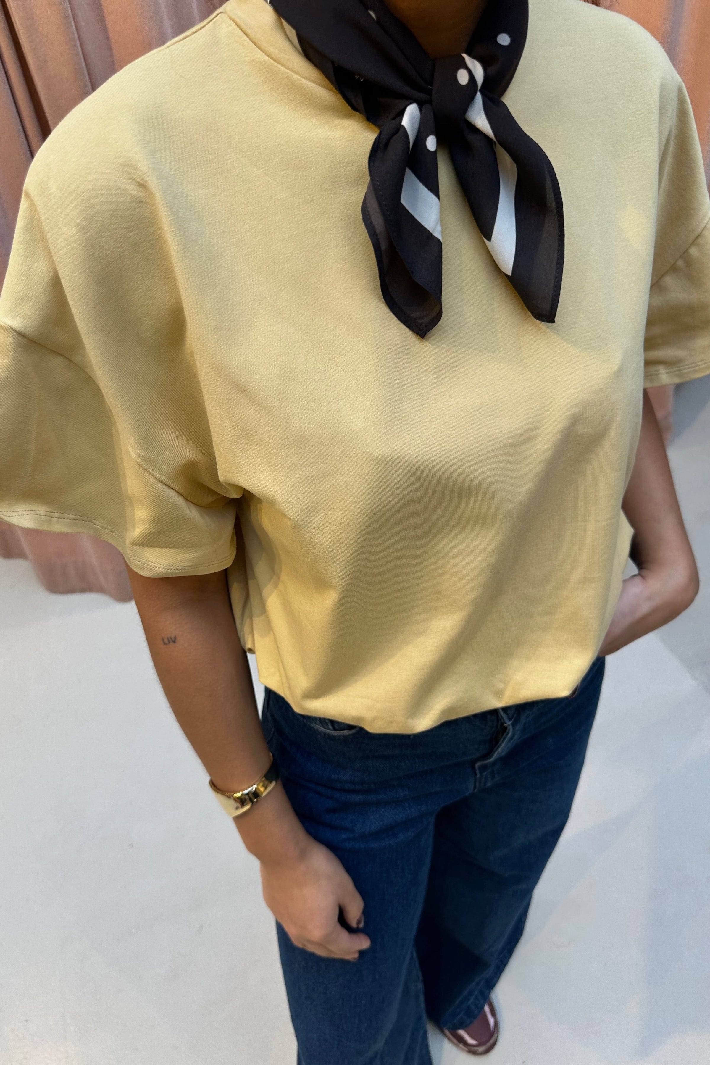 Raffa T-shirt - Geel